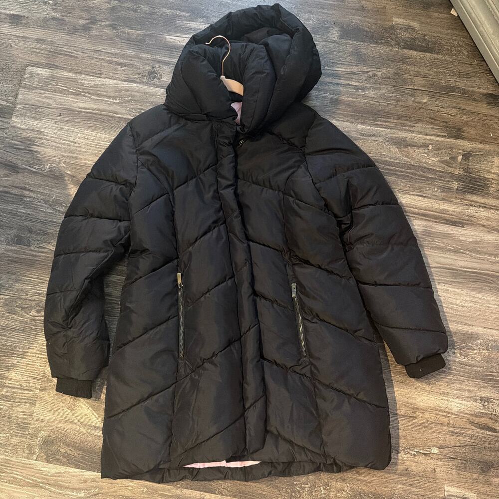Steve Madden Women's Long Puffer Parka Coat - Size Large